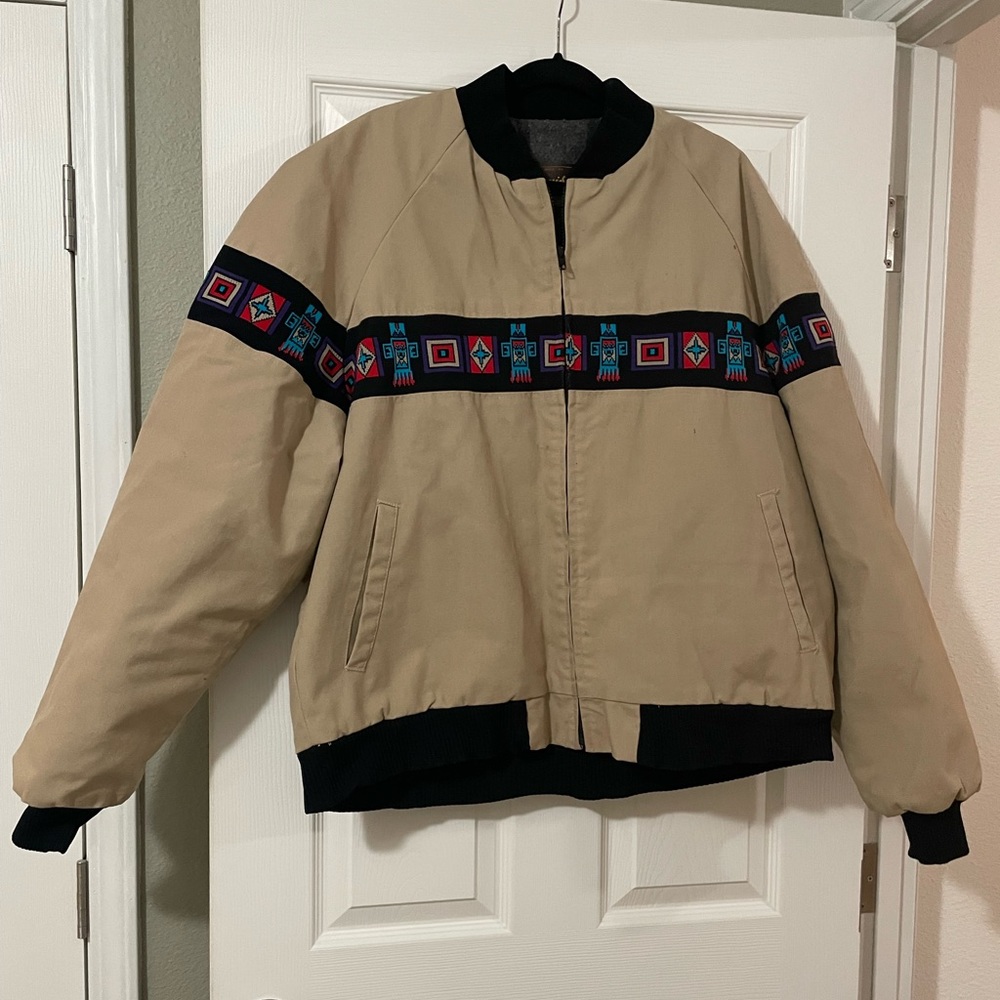 Vintage David James Western Bomber Jacket